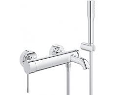 GROHE Miscelatore Monocomando per Vasca-Doccia, Grigio (Cromo) 33628001