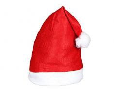 Cappello Babbo Natale (wm-32) cappellino rosso taglia unica per adulti in feltro rosso e bianco con pompon per la festa di natale unisex per uomini e donne, adatto anche per giovani ragazzi e ragazze, WM-32 69 Sets:12 PZ
