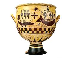 Aristonothos Krater Odissea Vaso Antico Ceramica Greca