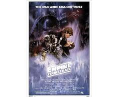 1art1 Star Wars Poster Episodio V, Impero Colpisce Ancora, Locandina Stampa 91x61 cm
