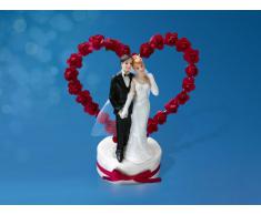 STATUINE COPPIA SOGGETTI NUZIALI TORTE MATRIMONIO CAKE TOPPER DECORAZIONE HUMOR