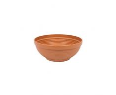 Ciotola fioriera di plastica per piante DMS diametro 15 cm, colore: terracotta