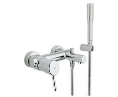 Grohe 32212001 Miscelatore Monocomando Vasca Dotazione Doccia, Cromo