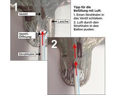 Palloncino Gigante Numero 3 (tre) - Argento