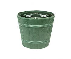Kit vaso supporto porta albero di natale Planet, diametro 30 cm, colore: verde