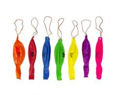 Trimming Shop 12 Pollici Large Latex Punch Balloons Colori Assortiti per Matrimonio, Compleanno, Natale, Anniversario, Eventi, Decorazione Festa, 50pz