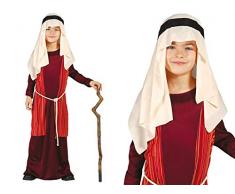 GUIRMA Costume pastorello Arabo Rosso giudeo Presepe Vivente Bambino