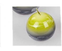 Formano Decorativo Candela Candela a Sfera Grün-grau Marmor-Dekor