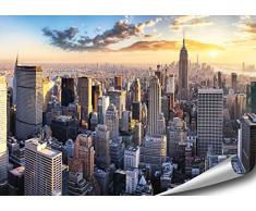 ARTBAY New York Poster HD XXL - 118,8 x 84 cm - Manhattan, New York, Stati Uniti dAmerica | qualità Superiore