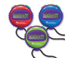 Learning Resources Cronometro Semplice Con 3 Pulsanti Di Learning Resources, Dai 5 Anni In Su, Giallo, Rosso, Verde, ‎3.2 x 11.4 x 20.3 cm; 70 grammi