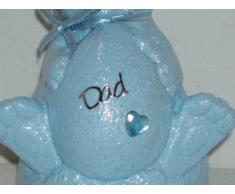 Dad ", colore: Blu Baby coniglietto pasquale, decorazione commemorativa da Ziggy Crafts