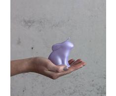 Easter Bunny Viola Piccola Candela 75 mm Hase Cero pasquale Pasqua Fest