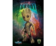 Pyramid International i AM Groot-Space Guardiani della Galassia Volume 5,1Â cm Maxi Poster, plastica/Vetro, Multicolore, 61Â x 91.5Â x 1.3Â cm
