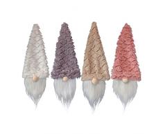 4PCS Copri Bottiglia di Vino Natalizio, Decorazione per Bottiglie di Vino,23x12cm Copri Bottiglie Vino Gnomi Fatti a Mano,Decorazioni Natalizie Bottiglie per Feste di Natale e Addobbi Natalizi Tavola