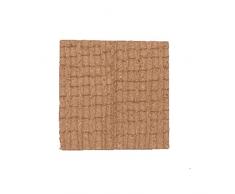 3x Foglio in Sughero Mattoncini effetto tegole per ricreare casolari e scenari per Sfondo Presepe dimensioni 16x16cm spessore da 1cm Pannello Motivo mattoni colore Marrone