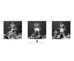 1art1 Poster a trittico, Muhammad Ali - Ali Vs Liston, 91 x 30 cm