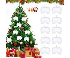 Angelo Piuma, Ali di Angelo , Decorazioni Natalizie Bianche, Ali di Piume dAngelo Natale, Albero di Natale Ali dAngelo, Natale Ali dAngelo, Ali dAngelo, Feather Appeso Ali dAngelo (Bianco 10)