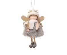 Angelo Natalizio Bambole Appese Albero di Natale Ornamenti Peluche Angioletto Giocattolo Festa di Natale Preferito Regali, Decorazioni per Alberi di Natale Peluche Bambole di Angelo Appesi Ornamenti