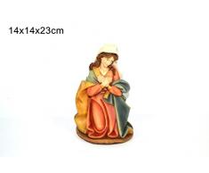Decorazione Natale Presepe Figura Madonna Altezza 23 cm