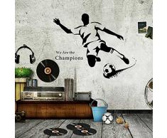 Walplus Adesivi da Parete Strike Rimovibile Autoadesivo Murale Art Decalcomanie Vinile Decorazione Casa Soggiorno Camera Ufficio da Parati Camera Bambini Regalo, Multicolore