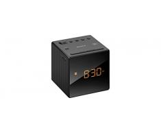 Sony ICF-C1 Radiosveglia con Sintonizzatore, FM/AM Analogico, 0.1 W, Unità Driver 6.6 cm, Nero