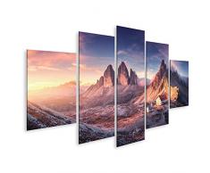 Islandburner Quadro Su Tela New York City – 130x80 Cm, 3 Pannelli, Poster Murale, Made In Germany - 3