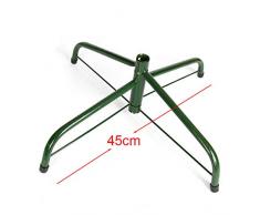 PerGrate - Supporto per albero di Natale, in ferro, decorazione per la casa, 45cm