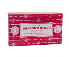 Bastoncini di incenso Satya Nag Champa Dragons Blood, BOX-12-PACKS