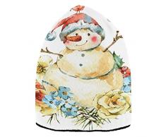 RPLIFE Cappelli Beanie da uomo in tessuto di velluto per linverno, cappellini a teschio per le donne - modello senza cuciture di uovo di Pasqua, Cartolina dauguri di Natale invernale, taglia unica