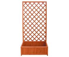 HOMEGARDEN Fioriera Giardino Legno 40 x 90 x180 pz2 da Giardino