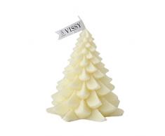 C-LARSS Albero di Natale Aromaterapia Crea Atmosfera Splendidamente Natale Candela Luce di accompagnamento Regalo Compatibile con Natale Bianco