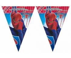 FESTONE BANDIERINE PER COMPLEANNO BAMBINO A TEMA SPIDERMAN