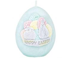 Cero Pasquale 100 X 70 mm Motivo Uovo di Pasqua, Candela Pasqua Uovo