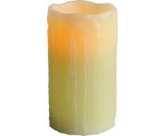 Best Season 066-25 Candela a LED con vera cera, luce tremolante