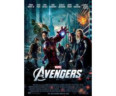 CoolPrintsUK Poster The Avengers - Poster di film lucido senza bordi, formato A3, 420 x 297 mm, colore: Multicolore