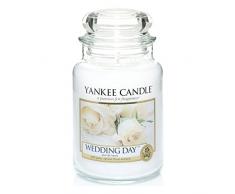 Yankee Candle Candela profumata in giara grande | Giorno del matrimonio | Durata Fino a 150 Ore