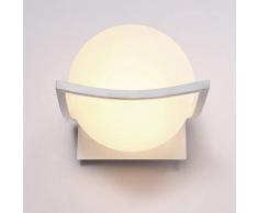 ATR Applique da Parete a LED Lampada da Parete Creativa Moderna Semplice con Sfera di Vetro per specchi Decorativi Decorativi