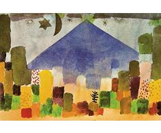 1art1 Paul Klee Poster XXL Il Niesen, Notte Egiziana, 1915 Stampa Geante 120x80 cm