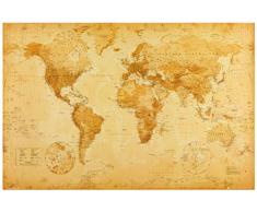 1art1 42429 Poster "cartina storica del mondo" 91x61 cm