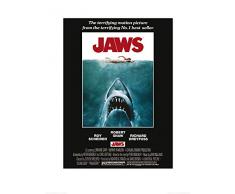 1art1 Lo Squalo Poster Locandina Stampa dArte 80x60 cm