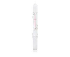 wiede Uomo 167102.016Â Il Battesimo Comunione Cresima Candela, Cera, Rosa, 40Â x 4Â cm