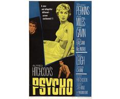 Theissen Psycho 1960 Cult Vintage Horror Film Movie Poster Print Alfred Hitchcock - Matte poster Frameless Gift 11 x 17 inch(28cm x 43cm)*IT-00290