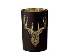 EDZARD Scodella Piccola Cervo Lunghezza 22 cm Design Cervo Ottone nichelato Color Argento EDZARD Scodella Piccola Cervo Lunghezza 22 cm Design Cervo Ottone nichelato Color Argento