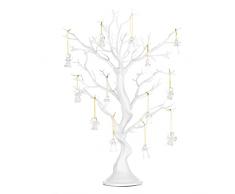 Nuptio Albero Natale Artificiale Alberi Decorativi Albero Ramoscello Bianco Alto 58cm Decorazioni Halloween Centrotavola Matrimonio per Tavoli Albero Pasqua Falso per Natale Ringraziamento Decor