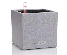 Lechuza 13470 Canto-Vaso da Tavolo in poliresina, Grigio Pietra