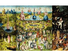 1art1 Hieronymus Bosch Poster XXL Il Giardino delle Delizie, 1500 Stampa Geante 120x80 cm