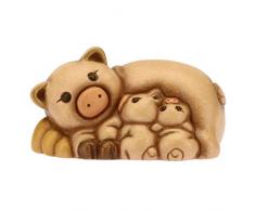 THUN - Gruppo Maialini con Cuccioli - Presepe Classico - Ceramica - 6,8x4,3x3,5 cm