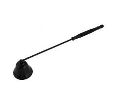 Dekaim Spegnicandela a Forma di Campana in Acciaio Inossidabile, Attrezzo Manuale per Coperchio Taglia Stoppino, Strumento per Spegnere Candele, Sicuro E Rispettoso Dellambiente(Nero)