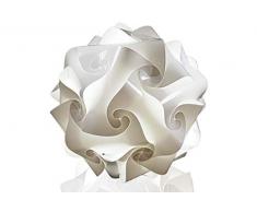 Lampada Luminosa da terra mobile tavolo FIOCCO Sfera 35 cm Bianca camera sala soggiorno MONTATA Luce rilassante e affascinante per esterni dehor giardino terrazza Lampadina LED