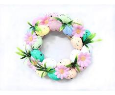 Ghirlanda di uova di Pasqua, utilizzata per decorazioni natalizie, decorazioni per interni, regalo pasquale per bambini, adatto per Pasqua.